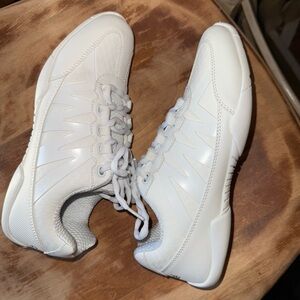 Sleek White Women's Athletic Shoes